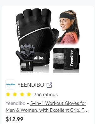 Men & Women Workout Gloves